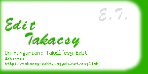 edit takacsy business card